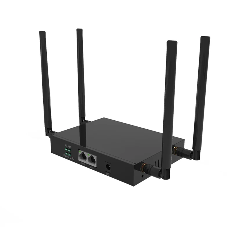 

8M Flash 64M RAM wifi 300mbps industrial wifi Router with external antenna, Black