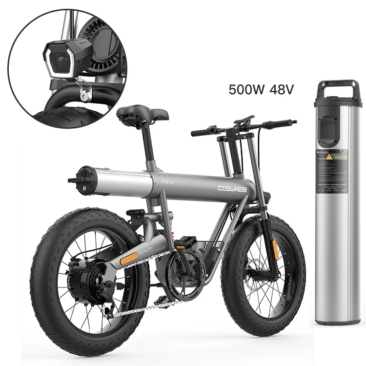 

electric cycle t20 coswheel electric bicycle e bike bycicle motorized bikes bicicleta electrica ebike, Space gray