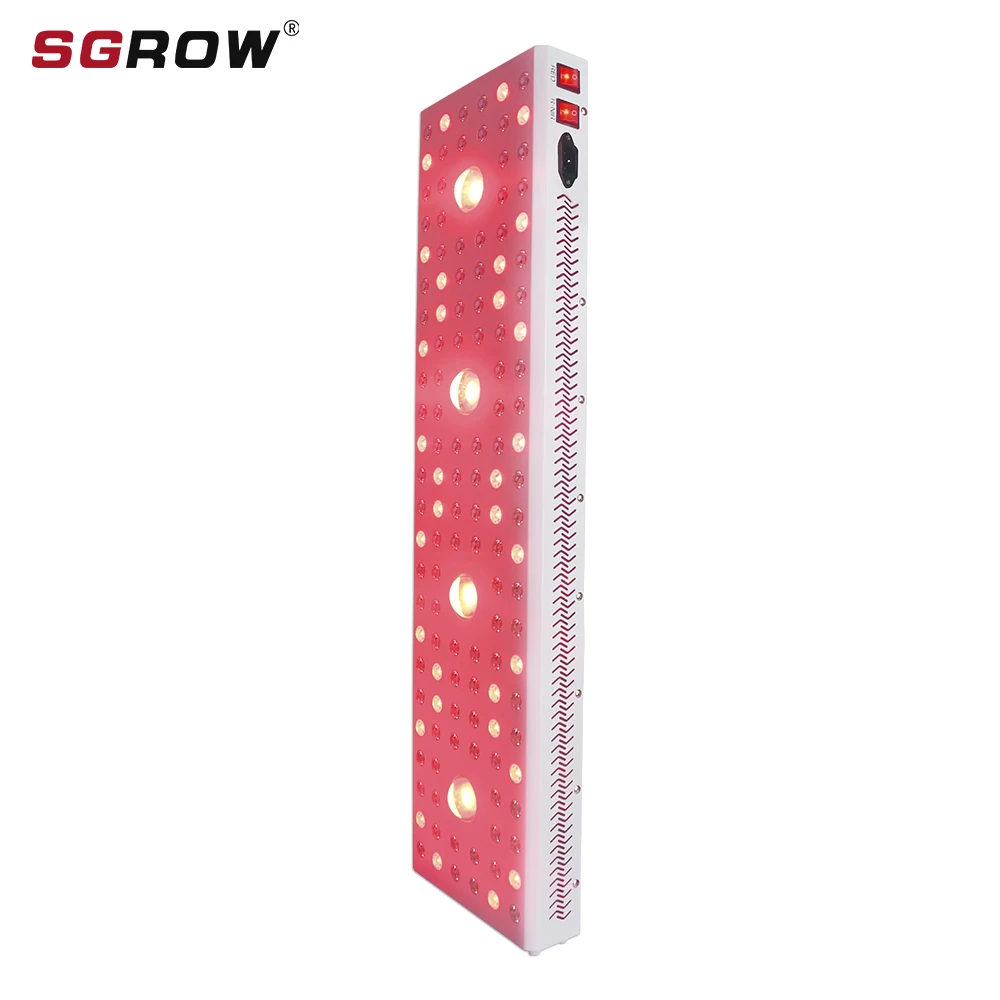 SGROW Nova1200 New Design COB Double LED Chips 660nm 850nm Red Light Therapy Panel For Beauty Fitness