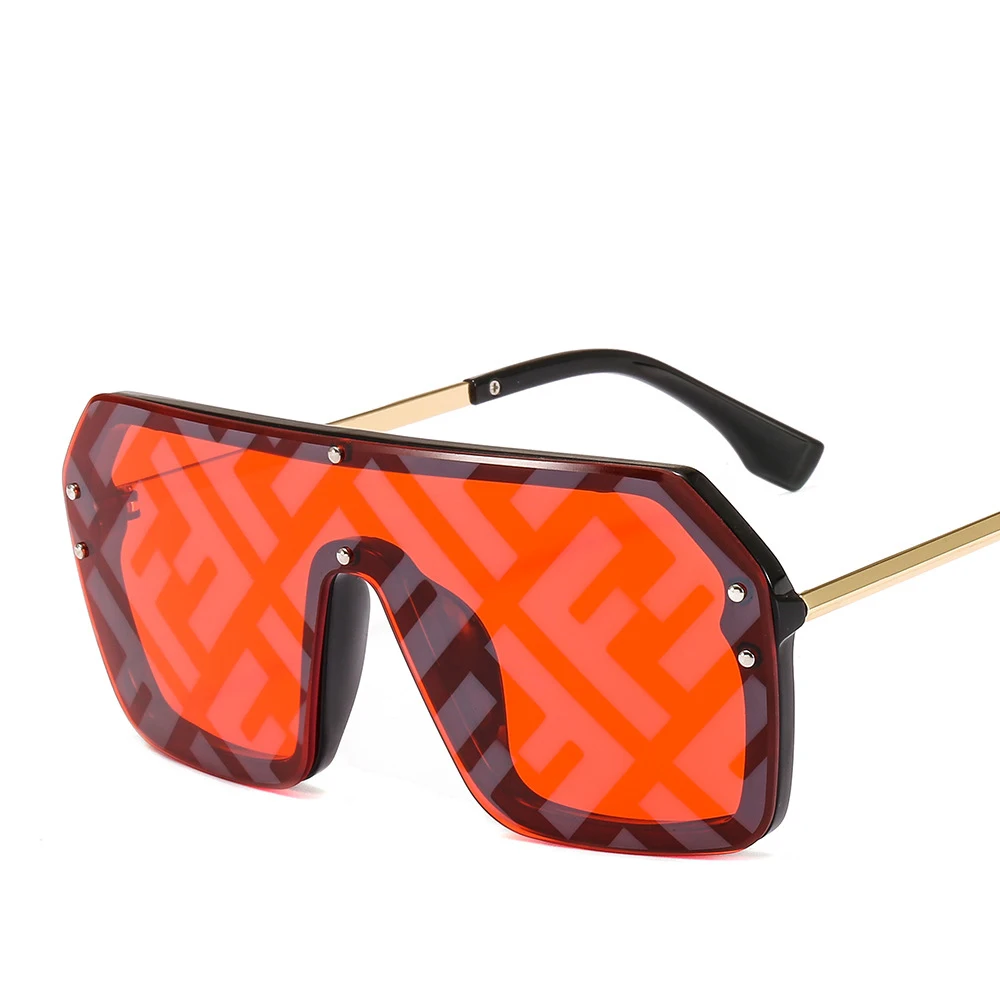 

women watermark sunglasses 2021 latest men F letter print sunglass