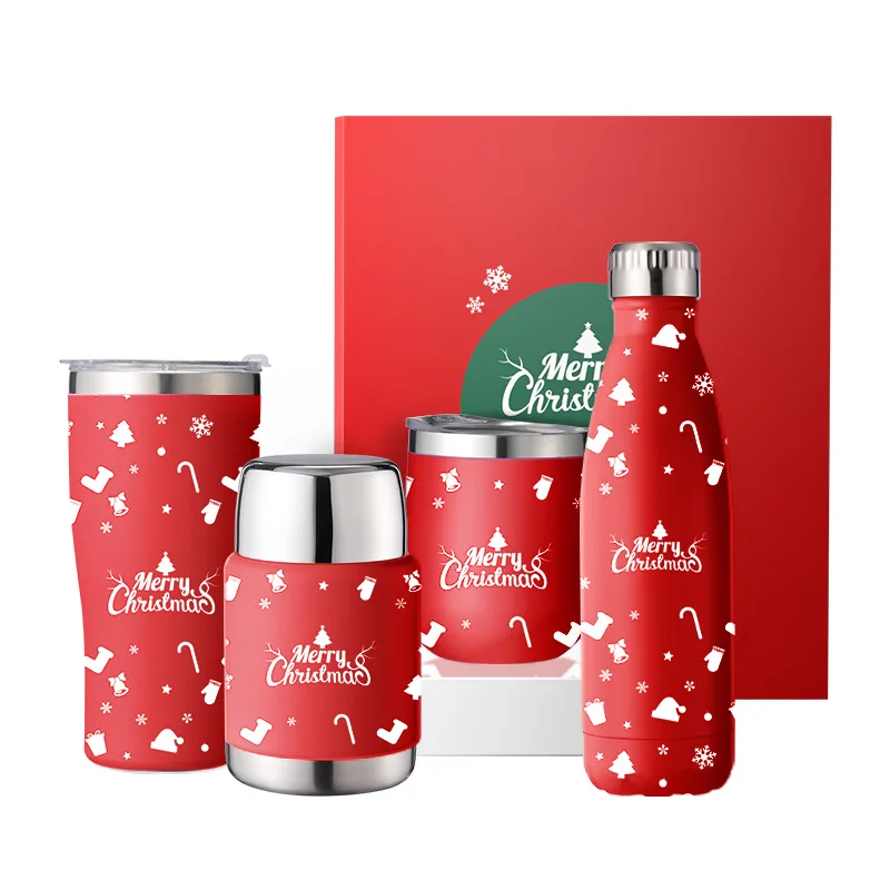 

Wholesale bulk 500 ml 750 ml christmas mug coffee tea cups stainless steel double wall thermos water bottle