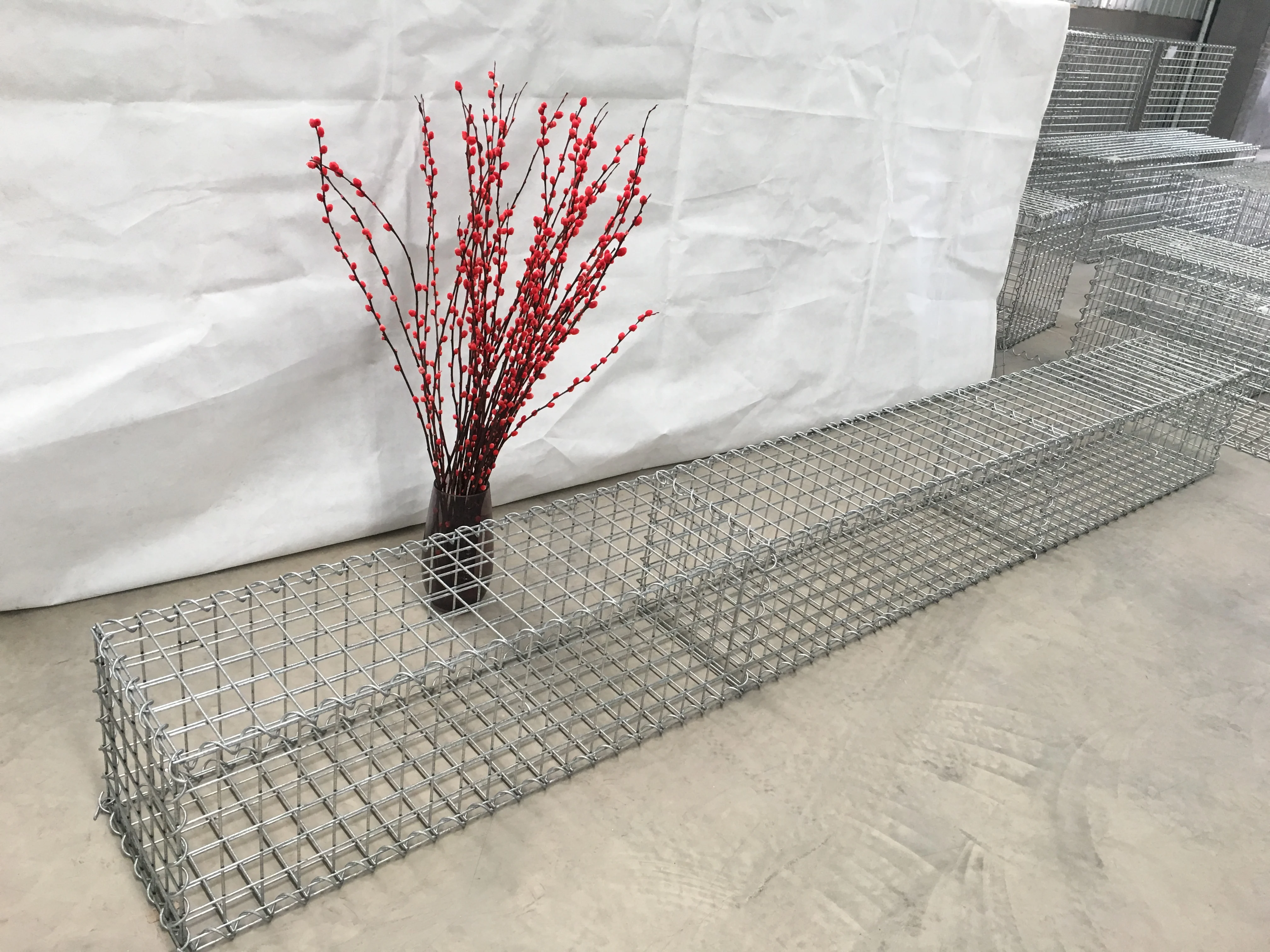 20cm 30cm Galvanized U Shape Iron Gabion Baskets Box Garden Screen ...