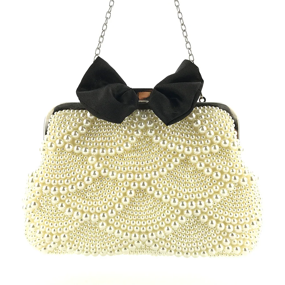 

2021 Wholesale Occasion Clutch Bow Evening Bag Event Clutch Handbag/, As picture