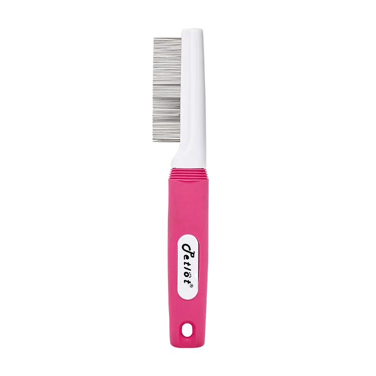 

Wholesale Lice Comb Dog Grooming Brush Pets Fur Remover Detangling Comb, Pink