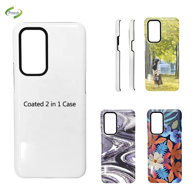 

Prosub 3D 2 In 1 Sublimation Phone Case Blanks Dual Layer Tough Coating Sublimation Cell Phone Cover For One Plus 9 pro