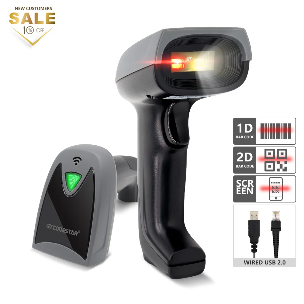 

Good price 1D 2D USB wired handheld bar code scaner qr code scanner X-760E