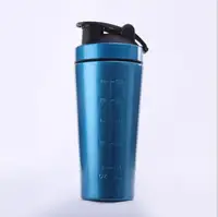 

Logo Custom Sport Insulated Protein Shaker Water Single Walled Stainless Steel Shaker Bottle