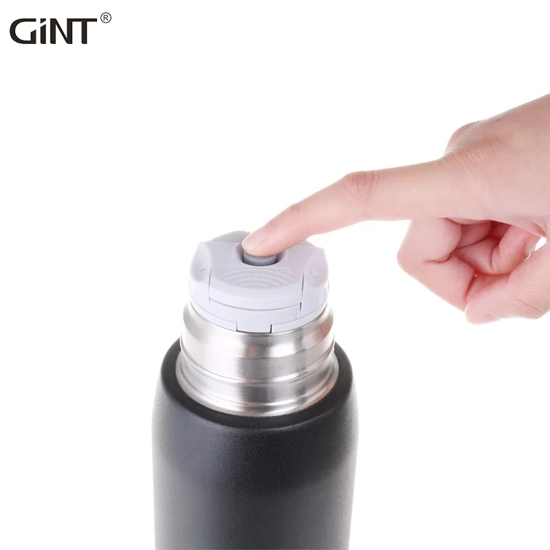 

760ml Sports Matt Powder Coating Lid Vacuum Stainless Steel Water Bottle