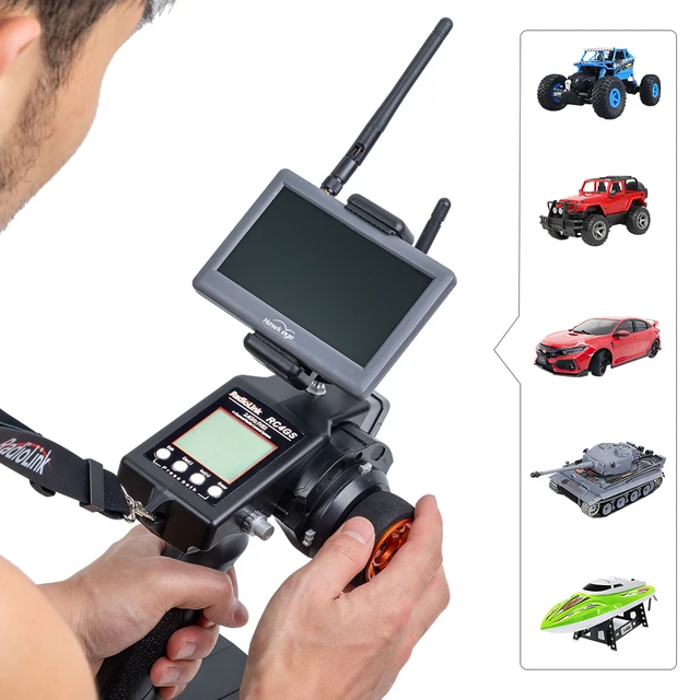 Radiolink RC4GS V2 2.4G 4 Channels RC Radio Transmitter and Receiver R6FG Gyro Set for Crawler Truck Car Boat