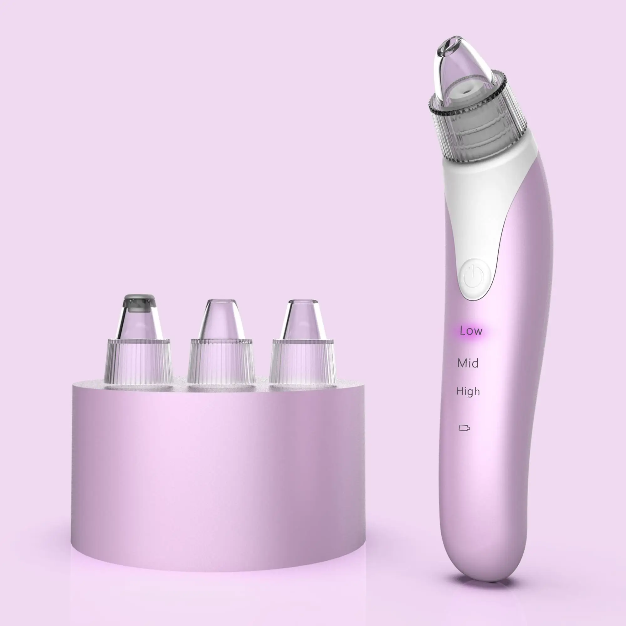 

Free Sample Wholesale Electrical 5 In 1 Nose Vacuum Blackhead Acne Skin Cleanser Tool Remover Suction Microdermabrasion Machine, White,support customized