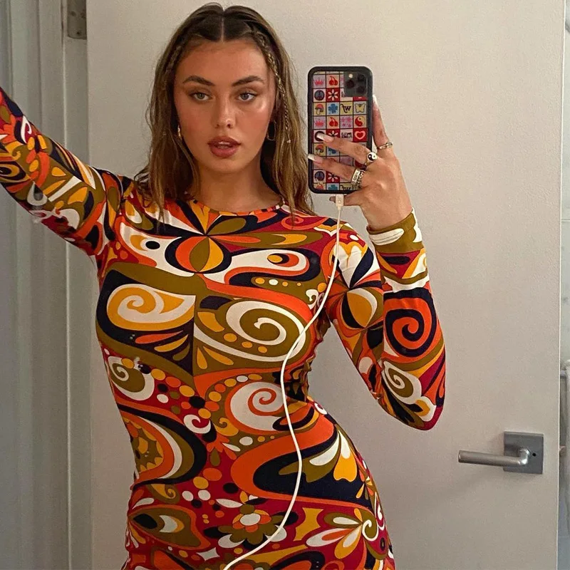 

Plus size women's summer long super long dress 2020 casual long sleeve flower print dress casual high collar bandage Vestidos, Customized