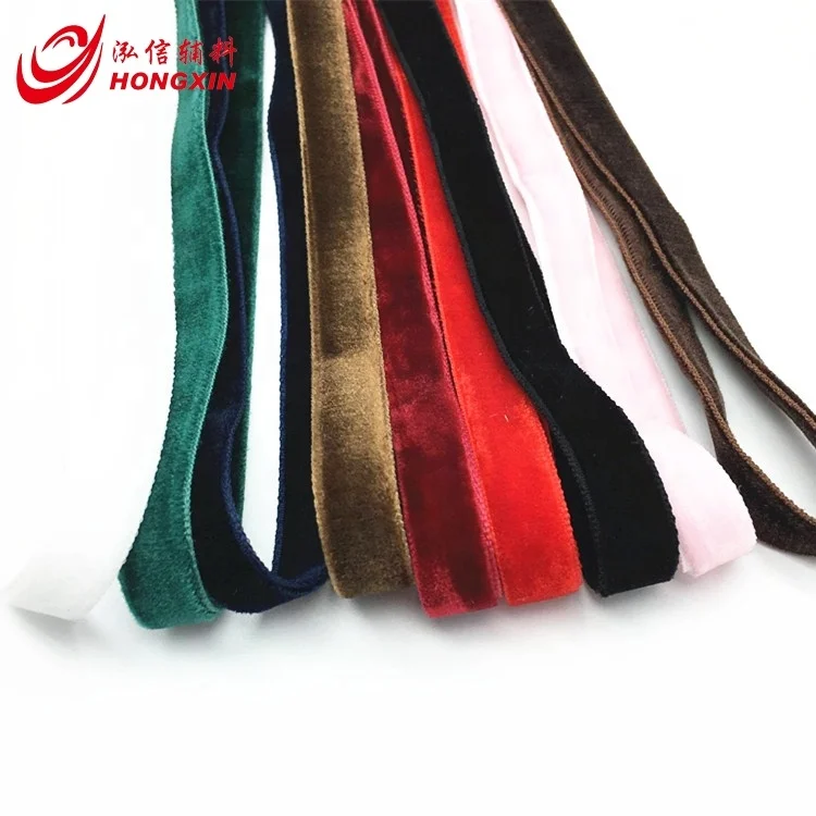 

15mm 20mm Double Sided Blue Velvet Ribbon Suitable For Bow With 32 Colors