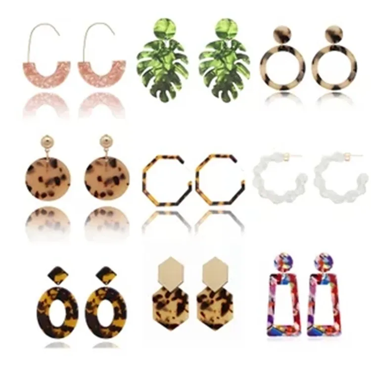 

New Design Acetic acid earrings acrylic Cosmetics, daily necessities For Acetic acid earrings
