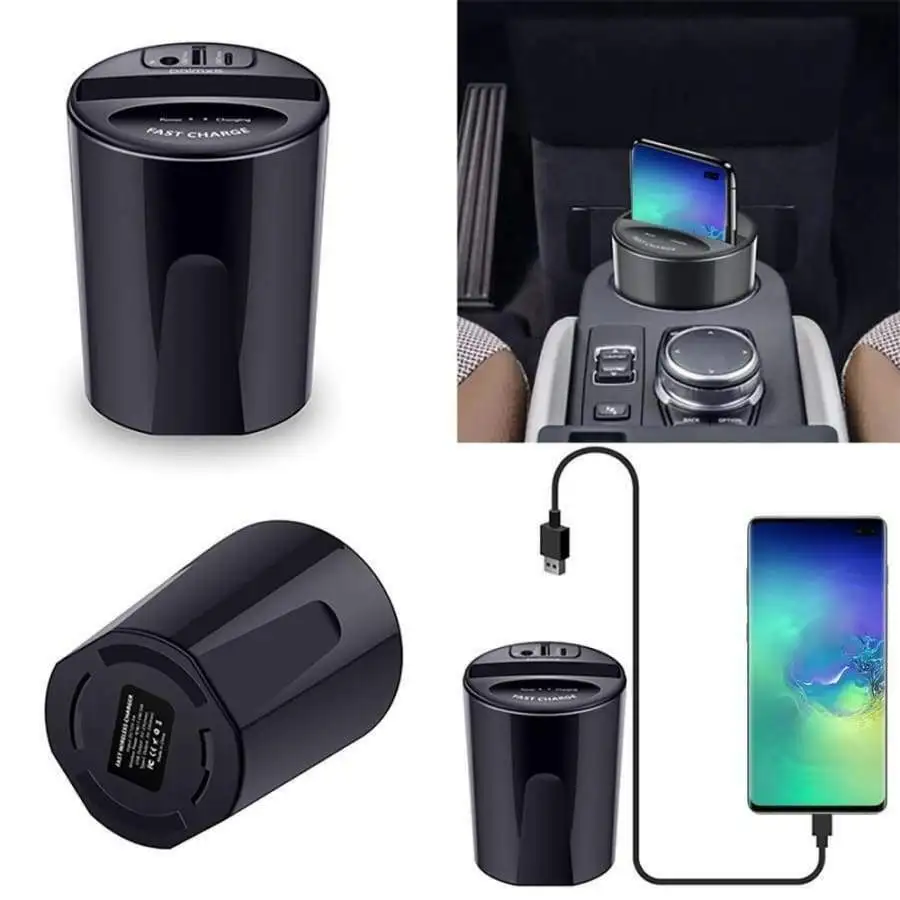 X9 X8 Stable Unique Design Car Wireless Charger Cup Standard Charger Stand