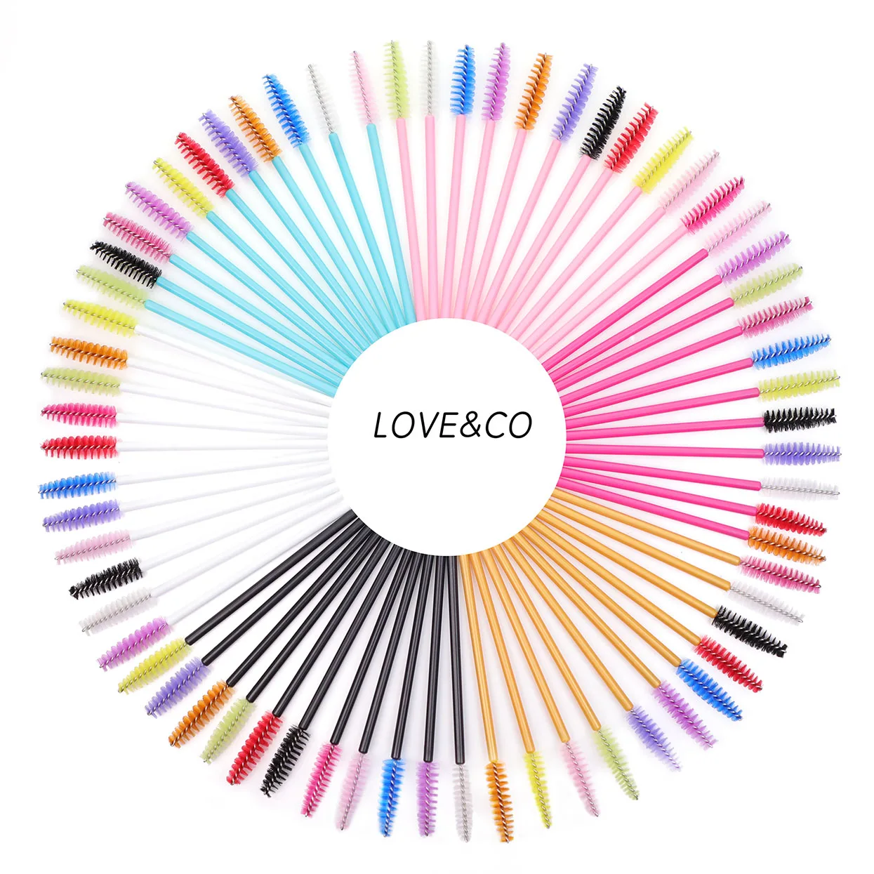 Sample Lashes Free Custom Mascara Wands Makeup Silicone Eyelash Brush