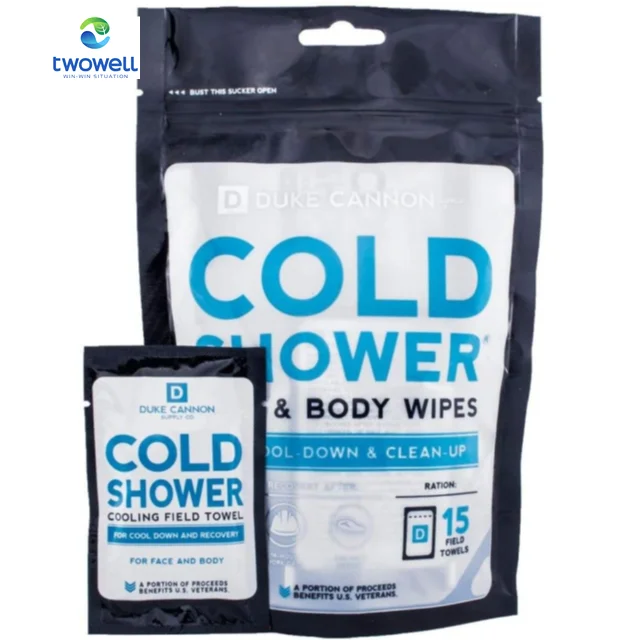 

cold shower wipe cooling field towel for cool down and recovery cooling body wipes