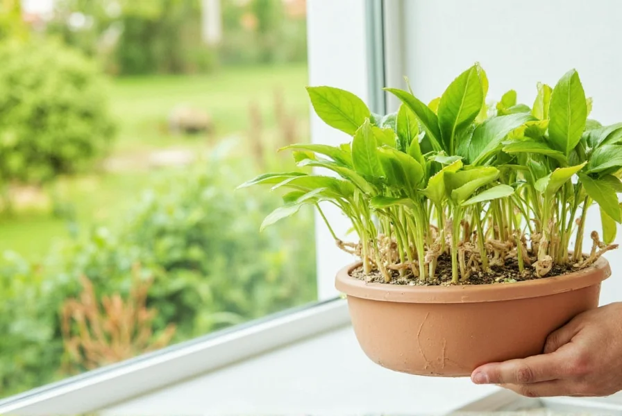 how to grow a ginger root indoors