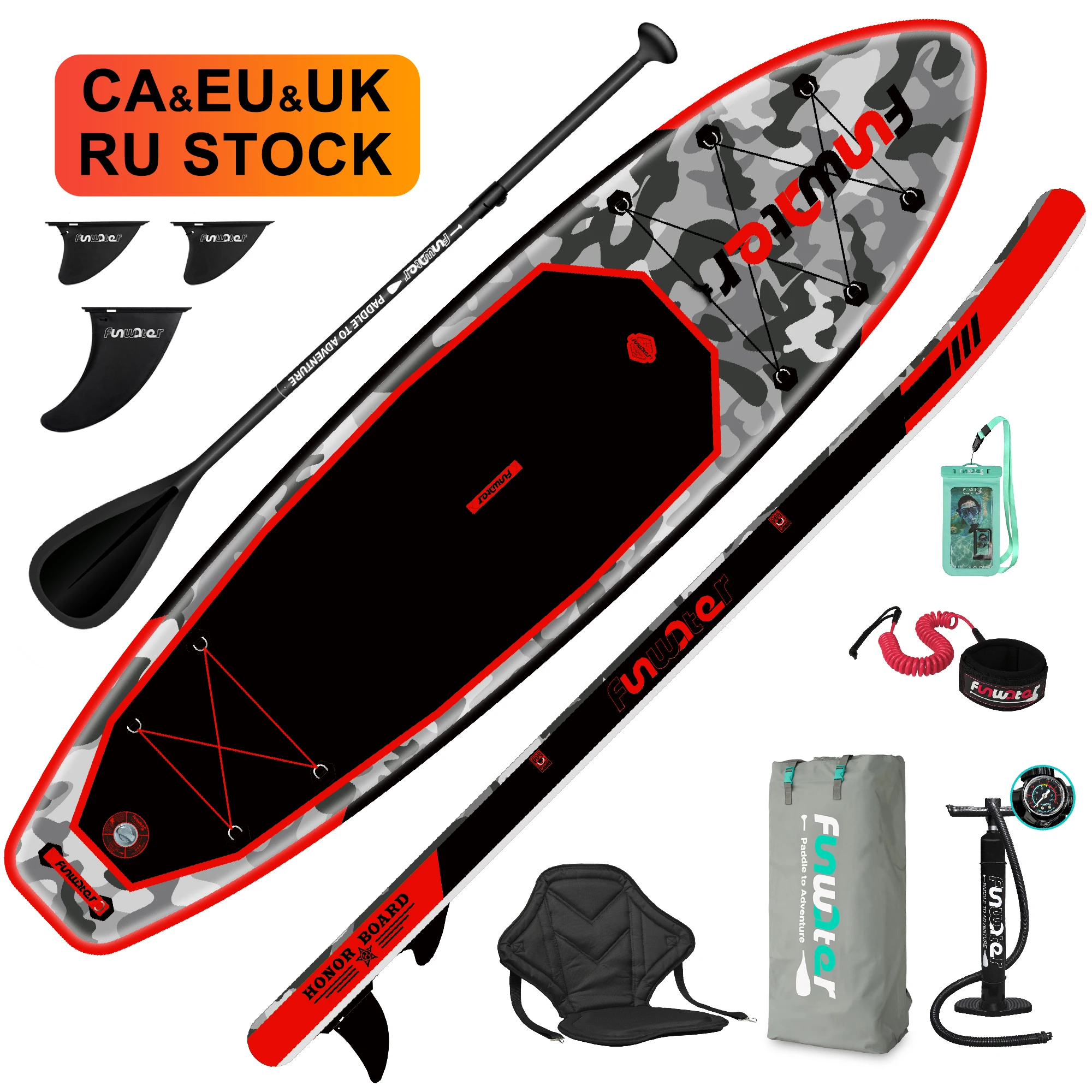 

FUNWATER Dropshipping OEM surf board surfboards soft surfboard sup race sup air pump inflatable surfing boards