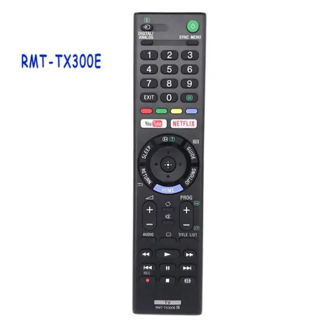 

hot sales remote control RMT-TX300E For LED Smart TV high quality radio control in stock KDL-40WE663 KDL-40WE665 KDL-43WE754, Black