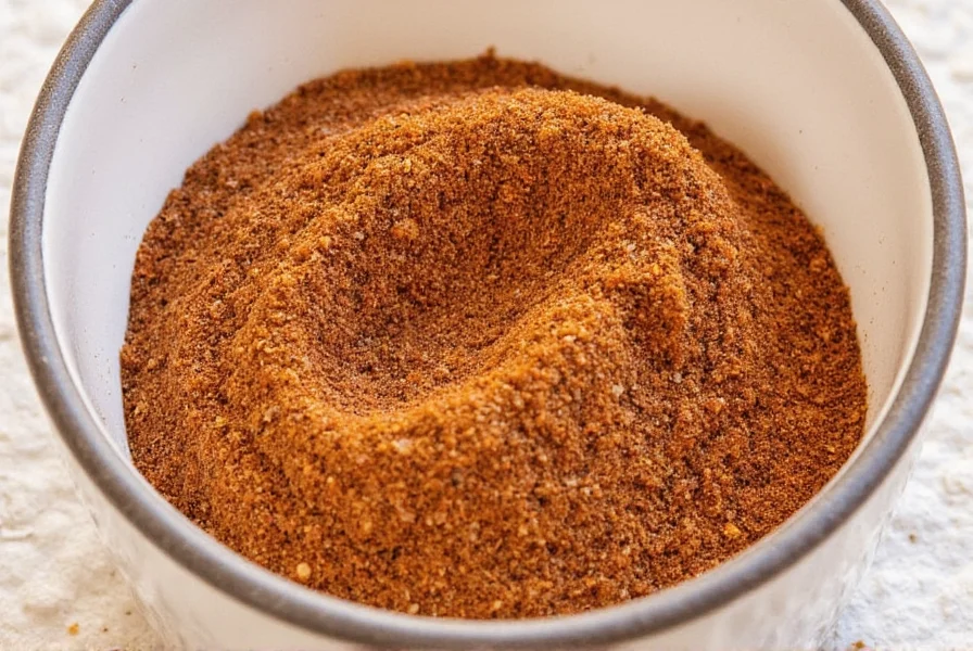 Five Spice Jars on Shelf