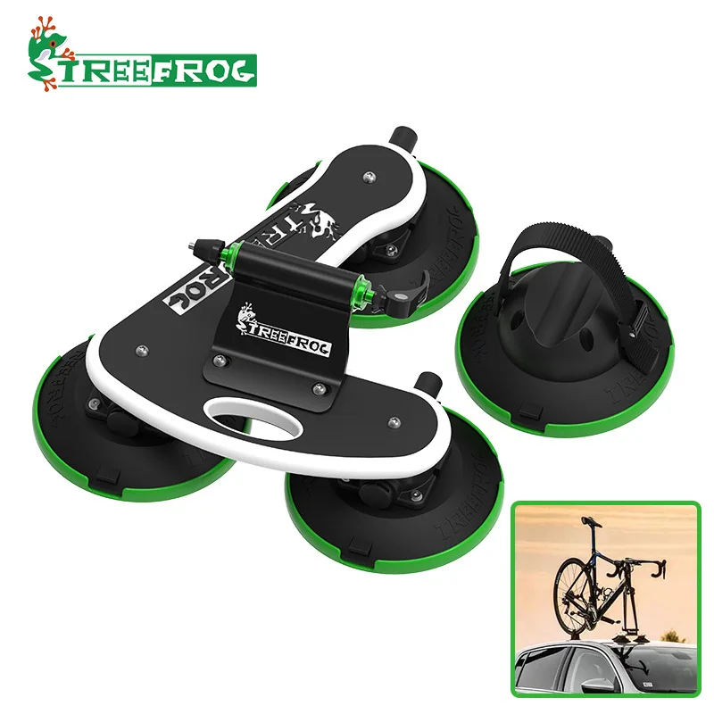 

TREEFROG T1 Bicycle Car Racks Carrier Quick Installation carry one bike For MTB Mountain Road bike suction cup rack