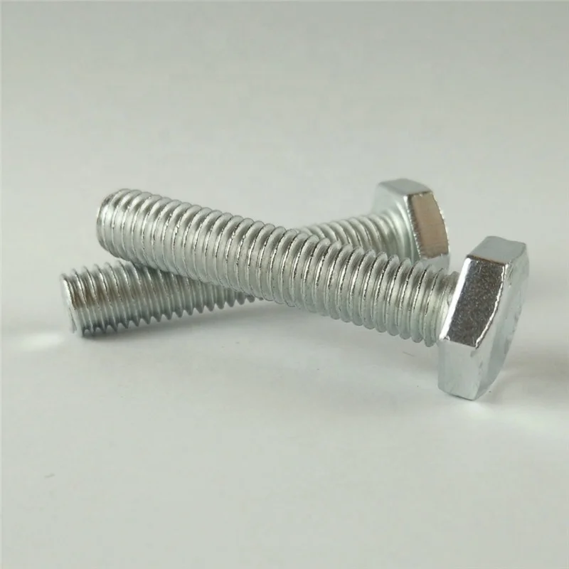 
Hex bolt manufacturer high quality DIN933 8.8 grade galvanized hex bolts Hexagonal nuts 