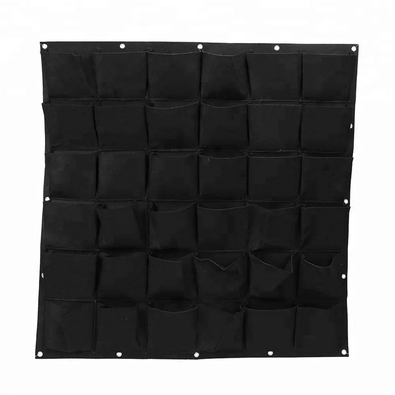 

China factory OEM vertical garden felt planter grow bags, Black or green