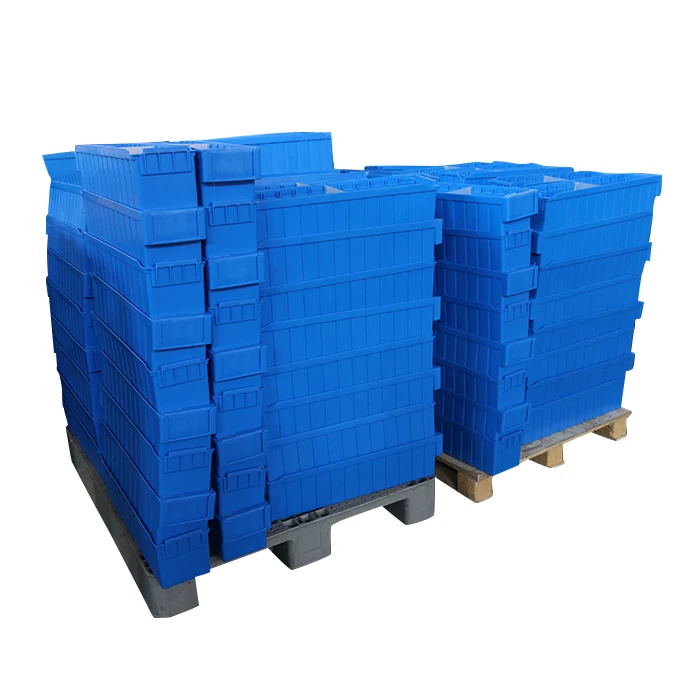 Warehouse Cheap Large Parts Container Stackable Plastic Storage Secure Totes Bins With Drawers