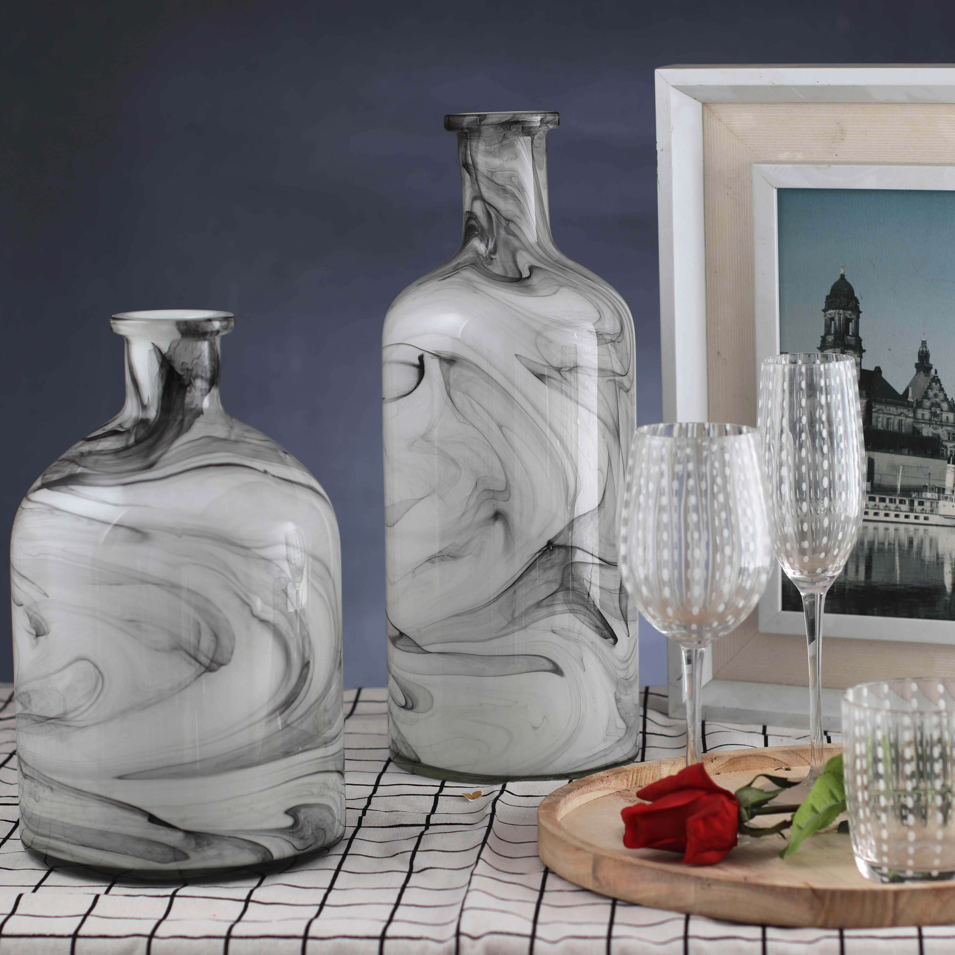Highend Glass Vases Are Used For Family Living Room Decoration Buy