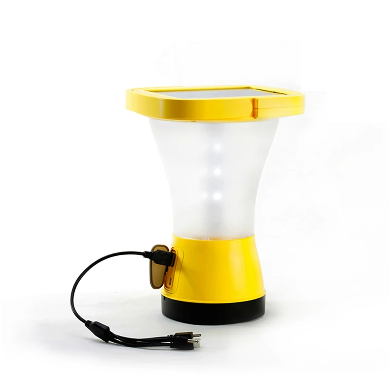 CE 12H Solar Power LED Lantern 2W 5V Solar Lantern With Phone Charger
