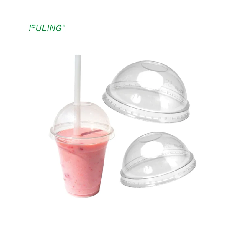 

customized 20 oz clear PET beverage plastic cold juice cup smoothie cups dome lids disposable takeaway smuttie cup with lid, Clear ,colorfull printing avaiable