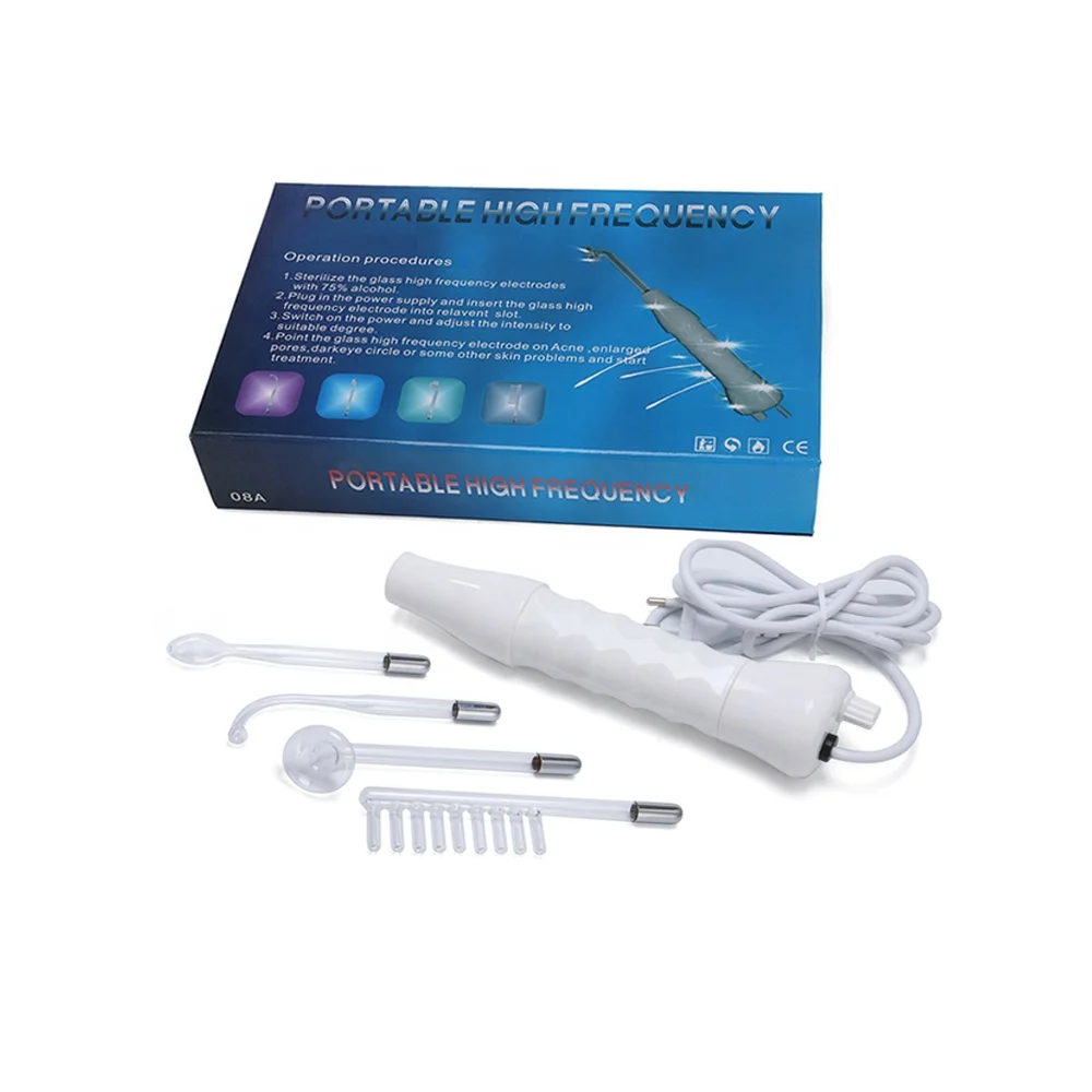 

Handheld High Frequency Nuderma Skin Therapy Face Wand Selladora Maseajador Facial De Alta Frecuencia Portatil