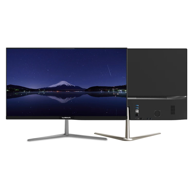 

Fashion style all in one desktop computer mini desktops price, White color
