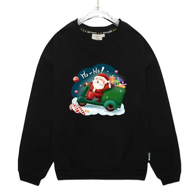 

custom your own design black color unisex funny christmas tee shirts