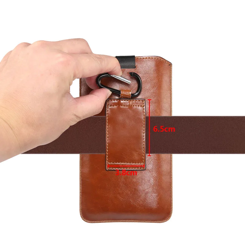 

new design leather pocket wallet for iphone for samsung Durable wallet bag for phone, Black and brown