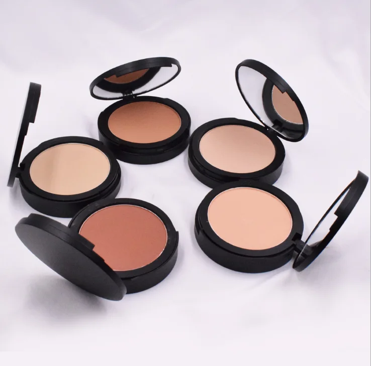 

Custom Brand Face Makeup Cosmetic Waterproof Oil Control Liquid Setting Powder Foundation Base de maquillaje en polvo