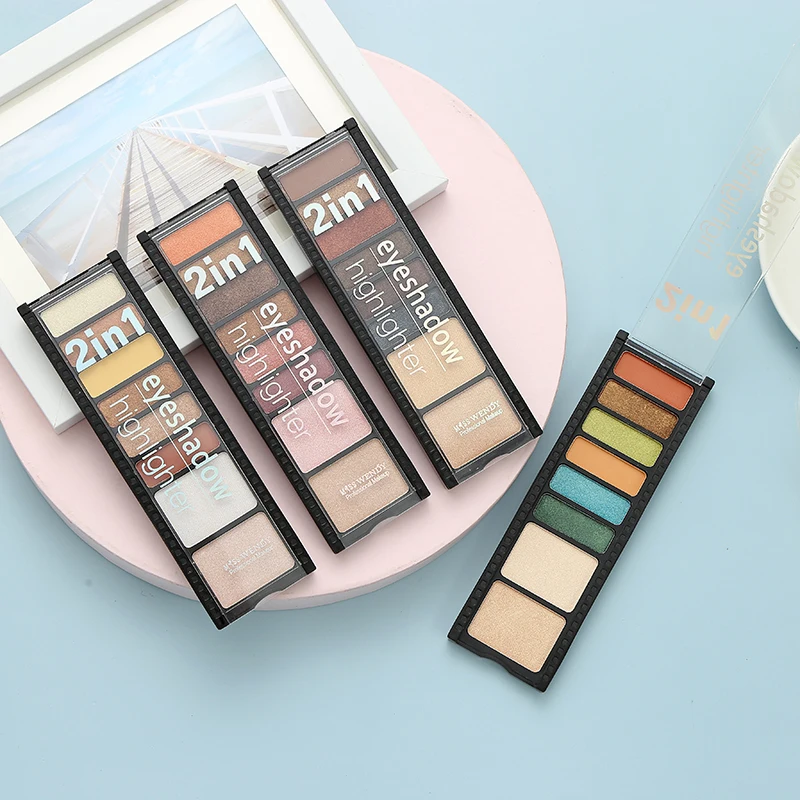 

Spot wholesale pearlescent eyeshadow cheap multicolor eyeshadow palette earth color makeup palette