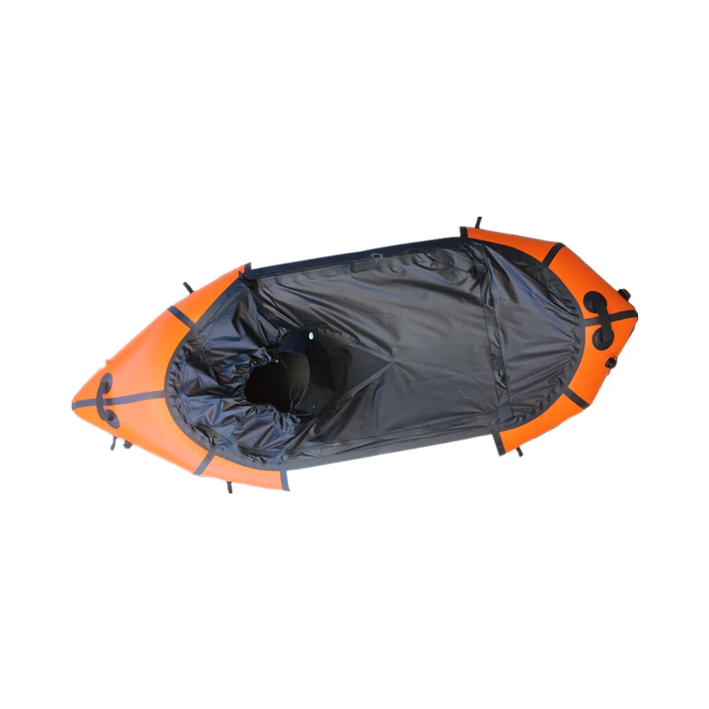 

outdoor Inflatable 0.9mm PVC White Water River PackRaft inflatable water sport equipment 3D logo, All the customized pvc color
