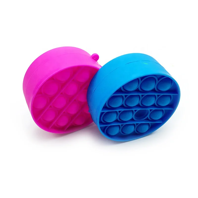 

New silicone kids purses 2021 bubble sensory fidget pop it purse, Customized color