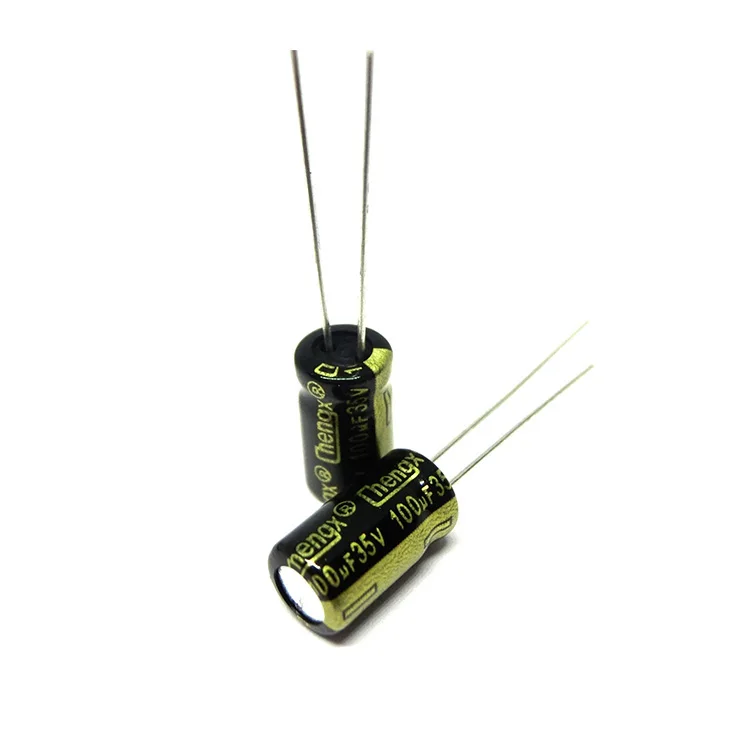 Dip Aluminum Electrolytic Capacitor 16v 25v 35v 100v 470uf 100uf 1000uf