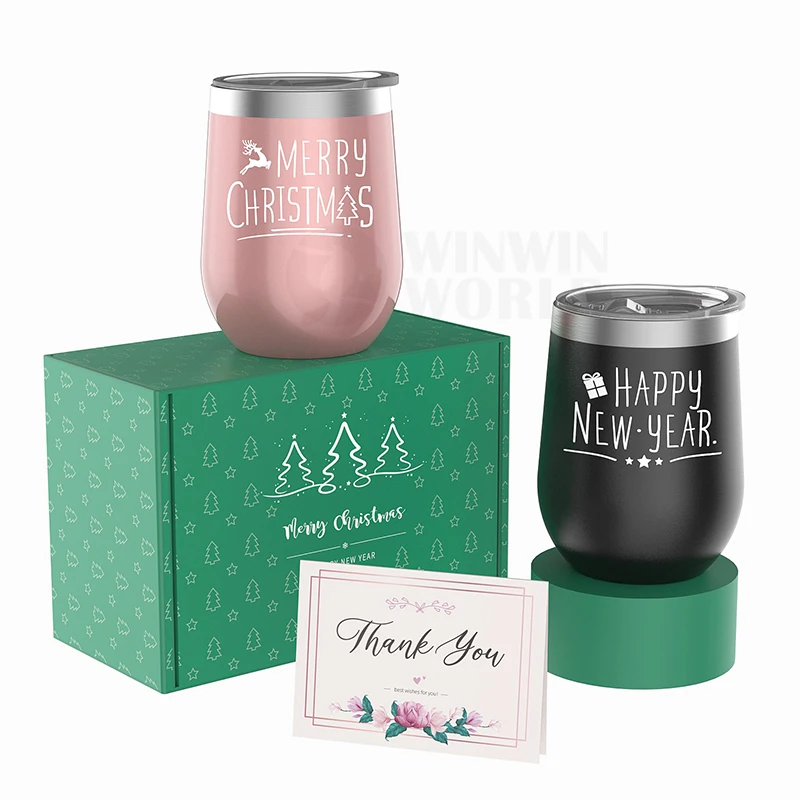 

Double Wall Vacuum Stainless Steel Travel Mug with Lid, Stemless Wine Cup Glass Keeping Cold & Hot for Coffee,Cocktails, Drinks, Customized color