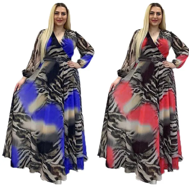 

21111-MX36 sehe fashion slim plus size dresses women lady elegant Free Belt
