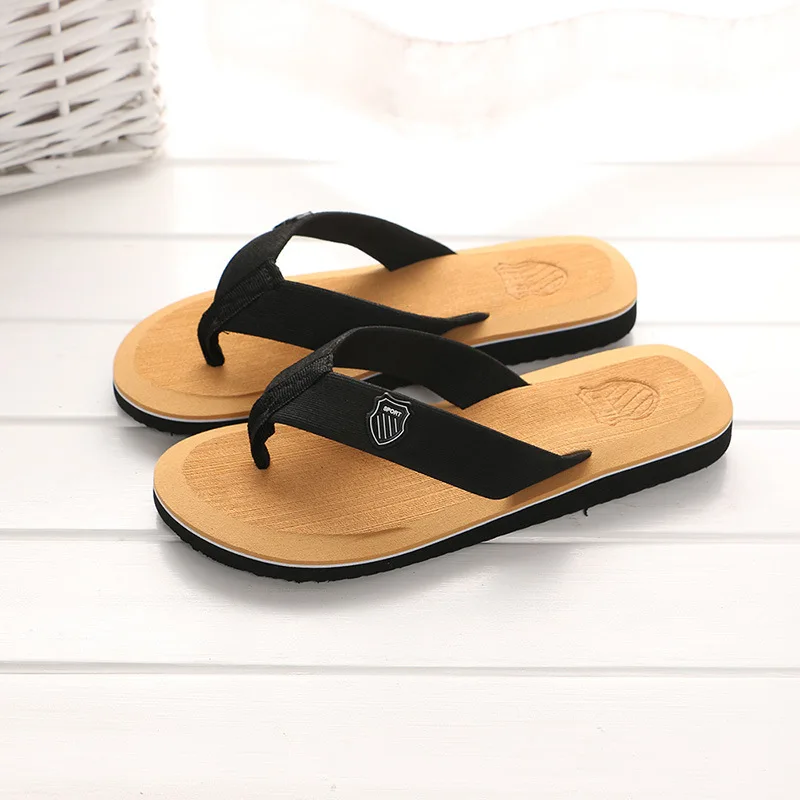 

Summer Summer Slippers Men Flip Flops Beach Shoes Casual Slippers Home Slippers Men Flip-flops for Men, Picture