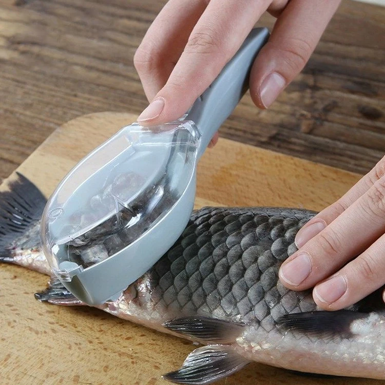 

Kitchen Tool Cleaning Fish Skin Scraping Scales Planing Fast Scales Peeling Fish Scale Remover, Multi