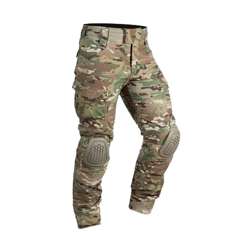 

IDOGEAR Men G4 Multicam Hunting Paintball Tactical Outdoor Trousers Camouflage Pants Combat Pants with Knee Pads