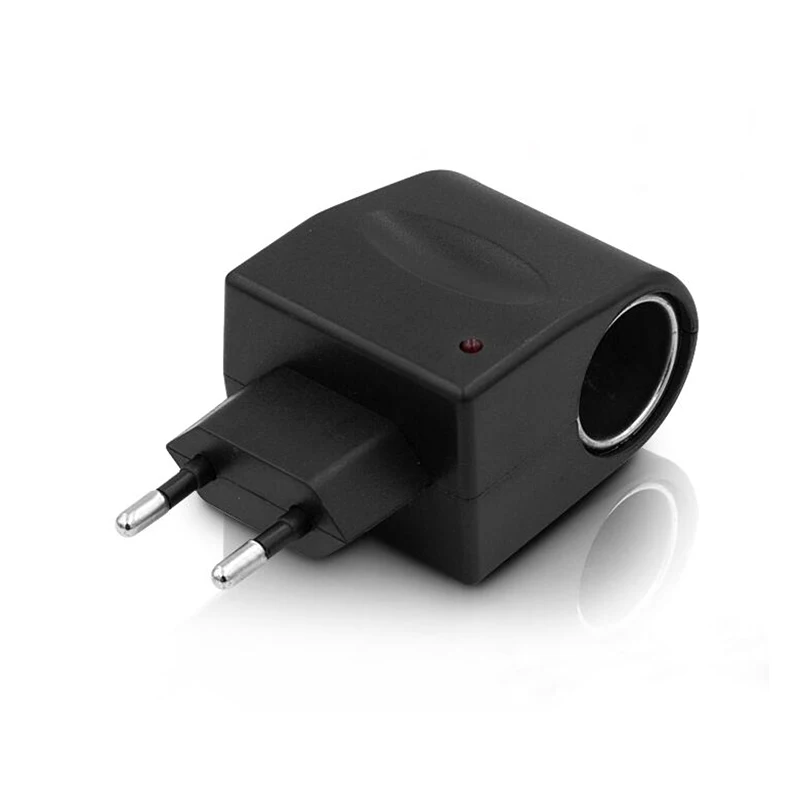 

US EU Plug Household Car Cigarette Lighter Power Adapter Converter Transformer 110V/220V AC to 12V DC 0.5A 1A Charger Socket