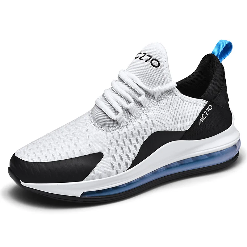 

mens brand white athletic air cushion-97 sports running shoes men casual sneakers white sports shoes women 2021, White+blue / white / balck+white / black / kahki / red / black+red