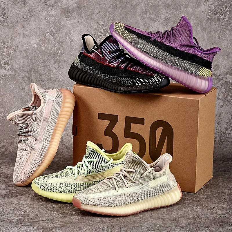 

Online Sneaker Shopping Men Zapatos Deportivos Shoes Running Yeezy 350 V2 Men's Casual Shoes, Picture