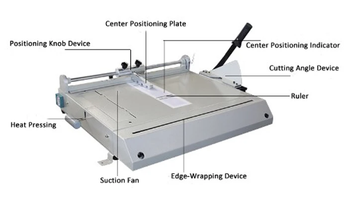 100P A4 Manual Photobook Hard Cover Book Making Machine Hard Cover Maker
