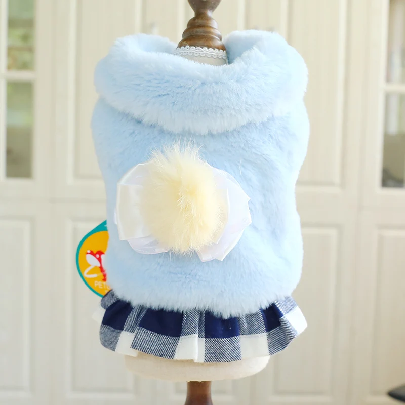 

Hot Sale Dress Pet Dogs winter Princess Clothes for Small Dog, Customized color